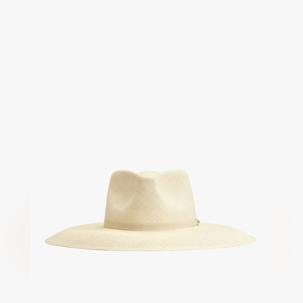 Cuyana Wide Brim Ecuador Hat, Natural, Size 56